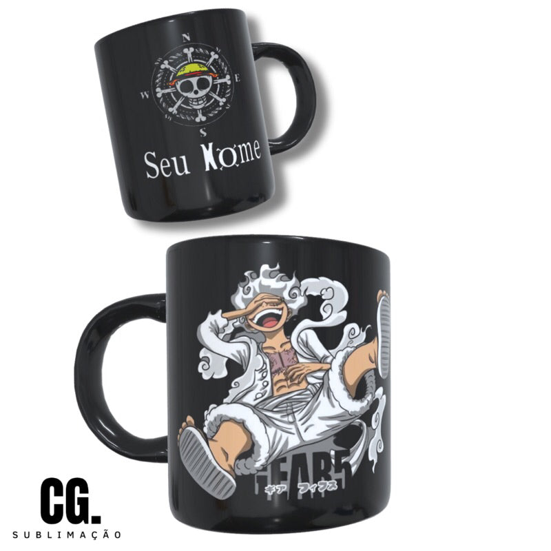 Caneca gear 5 mokey D luffy