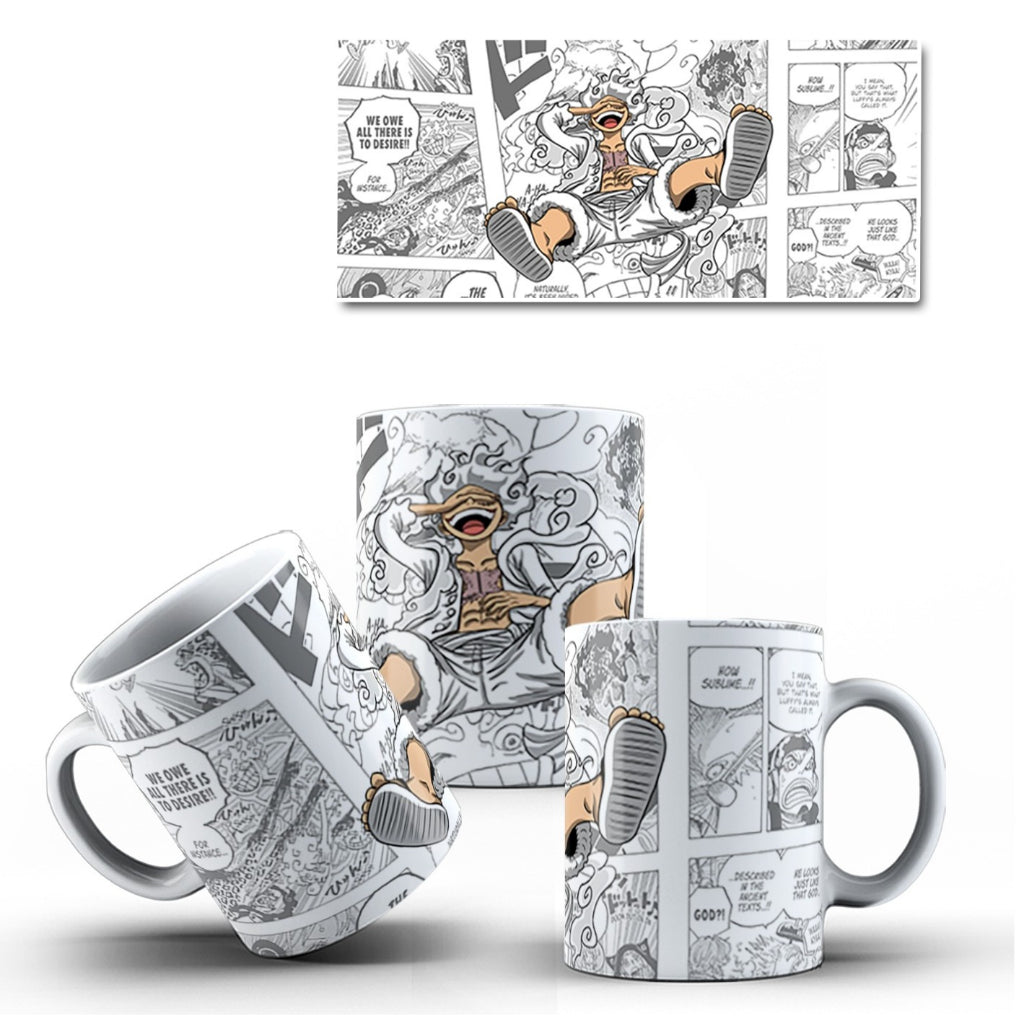 Caneca gear 5 mokey D luffy